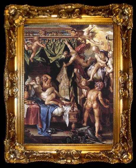 framed  WTEWAEL, Joachim Mars and Venus Discovered by the Gods wer, ta009-2
